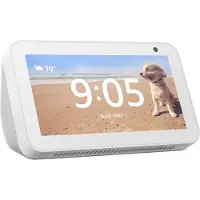 Amazon Assistant vocal Echo Show 5 avec écran connecté et Alexa - Blanc, gris