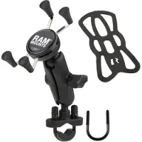 Ram Mounts Rail U-bolt Mount Universal X-grip Phone Support Noir