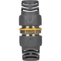 Hozelock Accoupleur double mâle Pro en métal 15 mm - 19 mm - blister