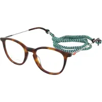 M Missoni Lunettes de Vue - - MMI 0066 - Havana - Acétate - Monture ronde