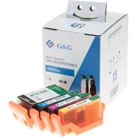 Toner-Dumping G&G 1P9340 - Original - Encre à base de pigments - noir - cyan - magenta - jaune (C, CF, M, Y)