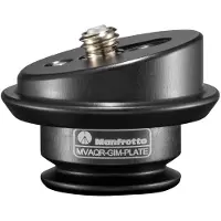 Manfrotto Mvaqr-gim-plate Quick Release System Argenté