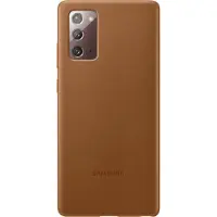 Samsung Galaxy Note 20 Back Cover Cuir Brun