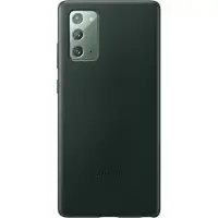 Samsung Galaxy Note 20 Back Cover Cuir Vert