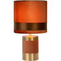 Lucide Extravaganza Frizzle - lampe à poser - Ø 18 x 32 cm - brun