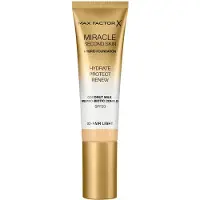 Max Factor Miracle Second Skin SPF 20 Hybrid Fond de teint nourrissant naturale de la peau 30 ml 02 Fair Light
