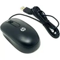 HP - Maus - Laser/optisch - 3 Tasten - kabelgebunden - USB - tiefschwarz