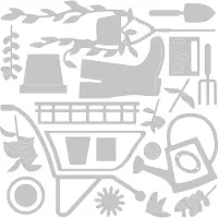SIZZIX Kit de dies thinlits - - Garden shed - 23 pcs - Découpe précise - Scrapbooking