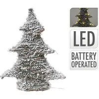 EDM Rattan Christmas Tree Led 40 Cm Vert