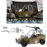 Toi-Toys ALFAFOX 15689B - Beach Edition : la voiture militaire robuste pour les aventures estivales
