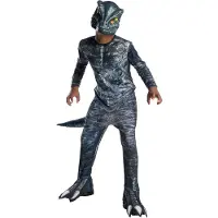 Rubies Velociraptor Blue (104 Cm) Custom Gris Enfants