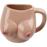 Shots toys Mug en céramique pour les seins, Tasse, Pink