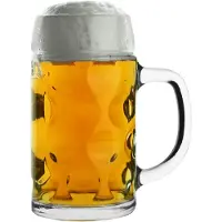 Wellco 6x , Verres à bière, Séide de Malles " avec étalonnage /-/ (1 l)