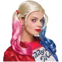 Rubies Harley Quinn Dc Comics Wig Rose Enfants