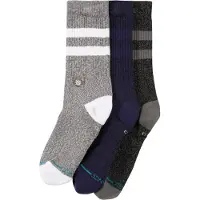 Stance Chaussettes de sport 'The Joven' bleu foncé / gris / gris foncé / blanc