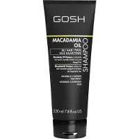 Gosh Huile de Macadamia pour Tous Types de Cheveux (Shampoing liquide, 230 ml)