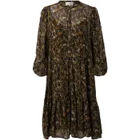 Second female Simone 3/4 Sleeve Dress Vert M Femme