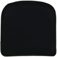 Carpoint Luxury Seat Cushion Leather Look Black (Coussin de siège de luxe en cuir)