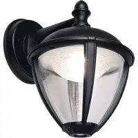 Lutec Applique murale d'extérieur LED aluminium UNITE noir 22,5x16,5x19,8cm 2602-BL Eco-Light
