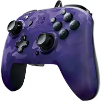 PDP Faceoff Deluxe+ Audio Wired Controller - Manette de jeu - filaire - camo violet - pour Nintendo Switch