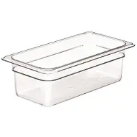 Multi Cantine 1/3GN 3.6L 32.5x17.6x10cm Polycarbonate Transparent,6 pc/krt, Boîte de conservation, Transparent