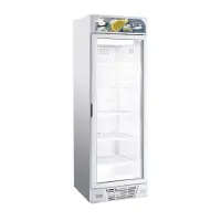 CombiSteel Congélateur à 1 porte vitrée - 382 litres, vitre chauffante, bandeau lumineux