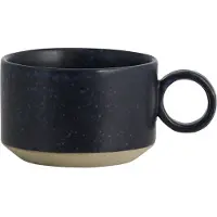 Nordal Tasses à thé granuleuses bleu foncé - set de 4 pièces