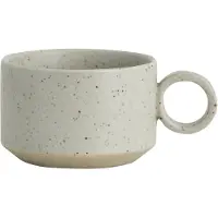 Nordal Tasses à thé granuleuses sable - lot de 4
