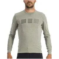 Sportful Giara Tee Long Long Sleeve Jersey Gris L Homme