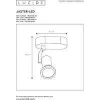 Lucide Éclairage de plafond Jaster-Led Noir