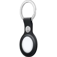 Apple AirTag Porte-Clé Cuir Noir