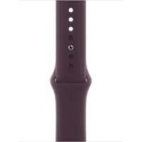 Apple Watch 42/44/45 mm Silicone Bracelet Sport Cerise Noire