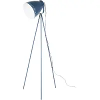Leitmotiv Lampadaire Design Trepied Mingle - H. 145 Cm - Bleu