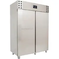 CombiSteel Congélateur 1200 litres - 2 portes, inox, ventilation, éclairage LED