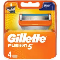 Gillette Lames de rasoir Fusion 5, 4 pièces