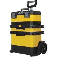 Stanley Servante d'Atelier - Boîte à Outils Amovible 50 cm - 1 Tiroir de 10 cm - Grosses Roues - , 1-95-621