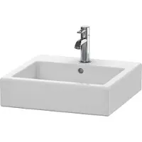 Duravit Plan de toilette VERO avec lavabo HLB 500x470mm, fermé 1 HL blanc (470 mm, 500 mm)