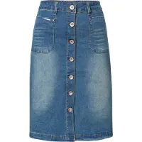 Cream Jupe 'CR Lone' bleu denim / noisette