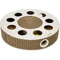 Beeztees : Jouet griffoir en carton, modèle "Cachette"