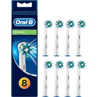 Oral-B Cross Action Cleanmaximiser, lot de 8 têtes de brosse de rechange
