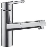 NABER KWC Luna E8, robinetterie d'évier, acier inoxydable, haute pression