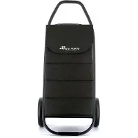 Rolser Poussette 2 Roues - Mf Com 8 Black Tube Polar Tweed Noire - Rolser
