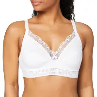 Playtex Bra Woman Feel Good Support Organic Cotton Non-Wire Bra x1