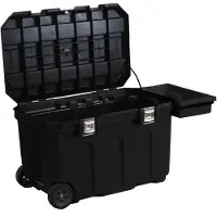 Stanley MOBILE Job Chest étui pour équipements Valise sur roulette Noir