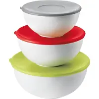 Guzzini 29260052- Échelle avec couvercle 3 pièces Multi My Kitchen, Saladier + bol, Multicolore