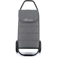 Rolser - Chariot de course 2 roues, COM8 TWEED POLAR - Gris