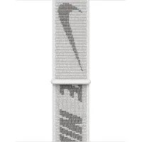 Apple Watch 38/40/41 mm Bracelet de montre en Nylon Boucle Sport Nike Blanc Polaire