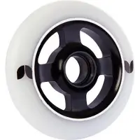 Shiner Roue de trottinette Stunt 100 mm avec noyau en aluminium, blanche/noire