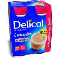 Delical Concentré Noisette 4x200 ml Solution(S) Buvable(S)