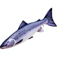 Gaby The Atlantic Salmon Medium Pillow Bleu